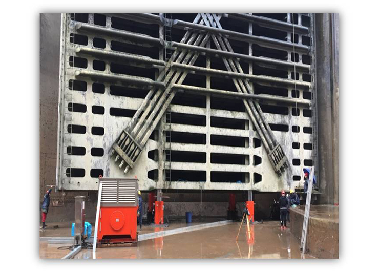 三峽南北二線提升器，提升高度175m ～185m